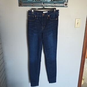 Madewell Dark Blue Skinny Jeans